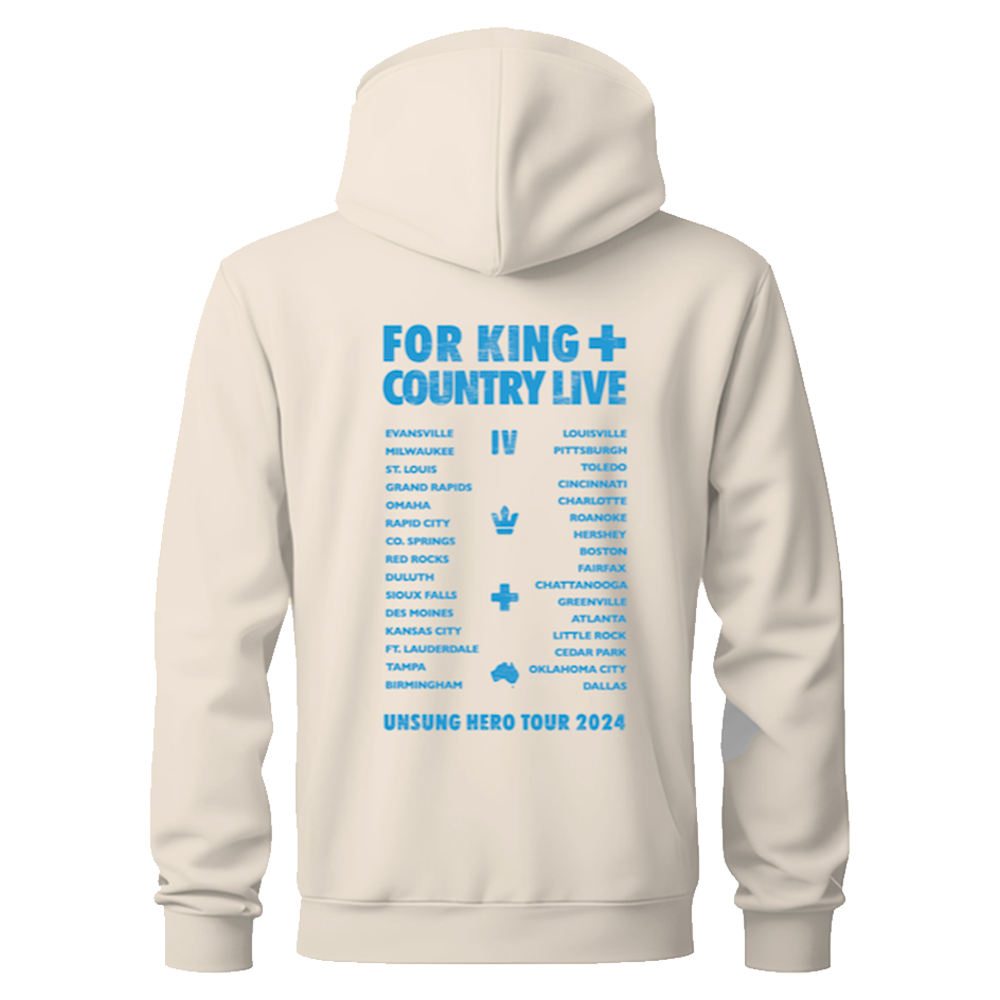 For King + Country Live Hoodie